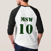 MSW - Als je een maatschappelijk werker was T-shirt (Achterkant)