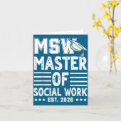 Msw Est Master Sociaal Werk Kaart (Gele Bloem)