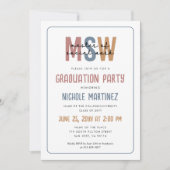 MSW Master of Social Work Afstuderen Kaart (Voorkant)