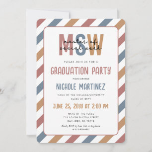 MSW Master of Social Work Afstuderen Retro Kaart