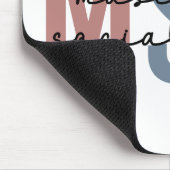 MSW Master of Social Work Retro Afstuderen Muismat (Hoek)