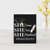 Msw masterdiploma master sociaal werk kaart (Gele Bloem)