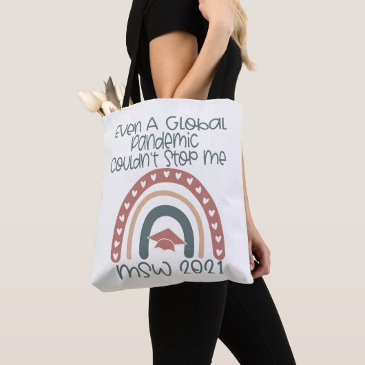MSW Masters Social Work 2021 Worker Afstuderen  Tote Bag (Dichtbij)
