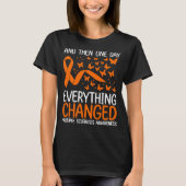 MSWarrior Ribbon Multiple Sclerosis Awareness T-shirt (Voorkant)