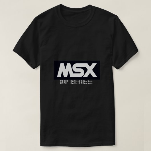  MSX-Logo, Oorspronkelijk kunstwerk, Prints, Poste T-shirt (Design voorkant)