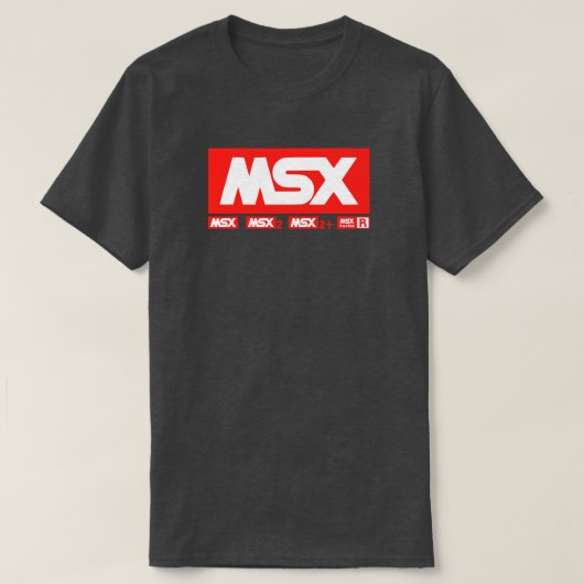 MSX Logo - Vintage Retro Computer T-shirt (Design voorkant)
