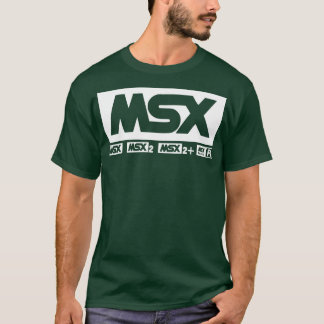 MSX Logos  Retro Computer T-shirt