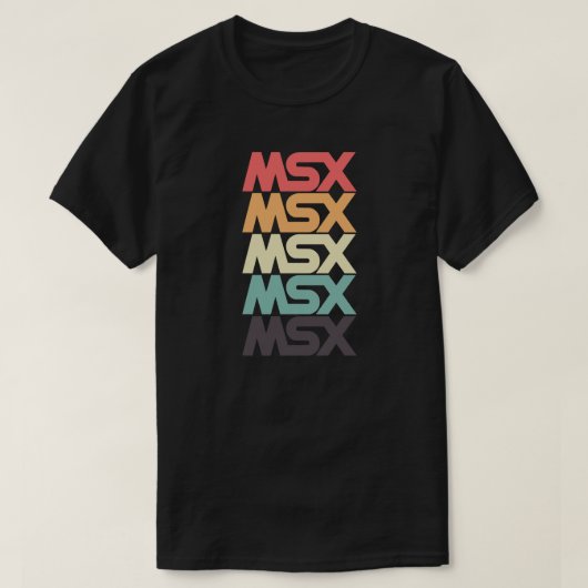 MSX T-SHIRT (Design voorkant)