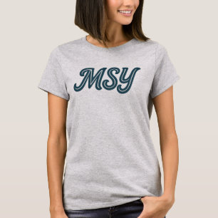 MSY New Orleans Airport Code – Louis Armstrong Int T-shirt