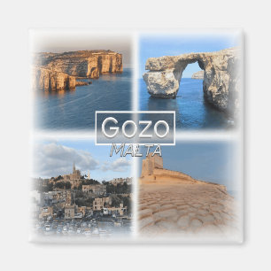 MT0016 Europe, Malta, Gozo, koelkast Magneet