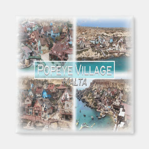 MT0017 Europe, Malta, Popeye Village, koelkast Magneet