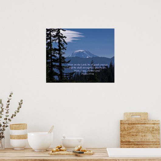 Mt. Adams 2 w/Scriptversie Poster (Keuken)