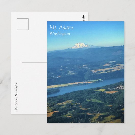 Mt. Adams, Briefkaart Washington (Voorkant / Achterkant)