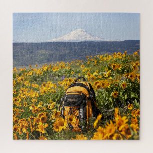 Mt Adams   Gele rugzak   Balsamroot 20x20 Legpuzzel