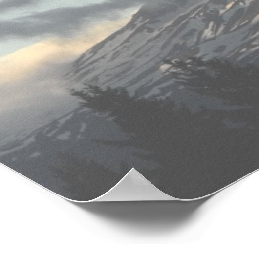 Mt. Adams Washington met Cloud Photo Poster (Hoek)