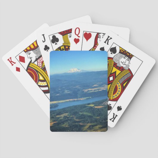 Mt. Adams, Washington Pokerkaarten (Achterkant)