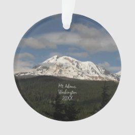 Mt. Adams, Washington Schilderachtig fotoornament Ornament