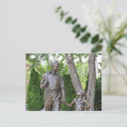 Mt Airy North Carolina Mayberry-Briefkaart Briefkaart (Staand voorkant)