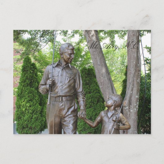 Mt Airy North Carolina Mayberry-Briefkaart Briefkaart (Voorkant)