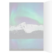 Mt. Alice Aurora Alaska - 5 "x 7" Art Kaart (Binnen (Links))