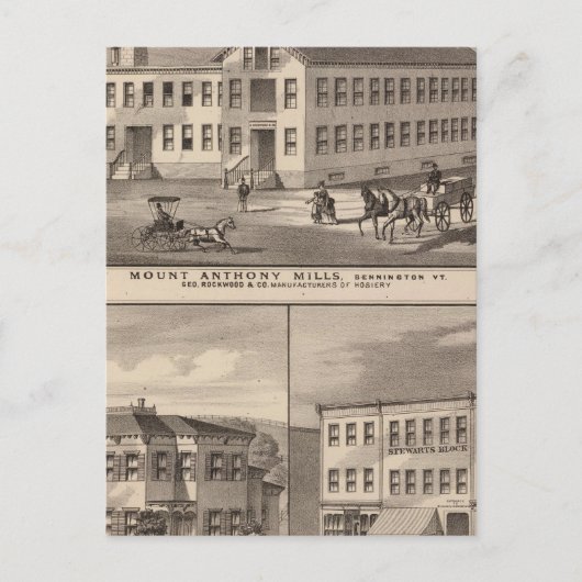 Mt. Anthony Mills Briefkaart (Voorkant)