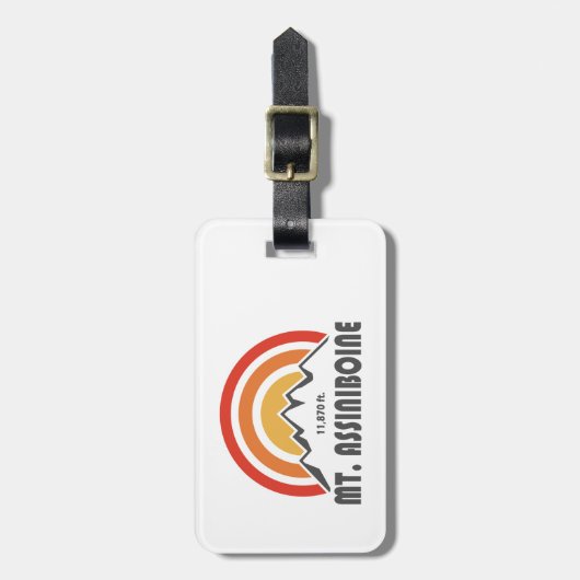 Mt. Assiniboine Bagagelabel (Voorkant verticaal)