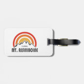 Mt. Assiniboine Bagagelabel (Achterkant horizontaal)