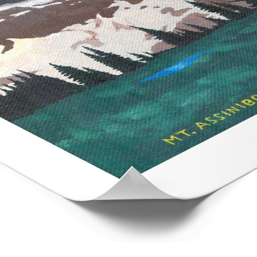 Mt. Assiniboine Poster (Hoek)