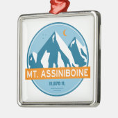 Mt. Assiniboine Stars Moon Metalen Ornament (Links)