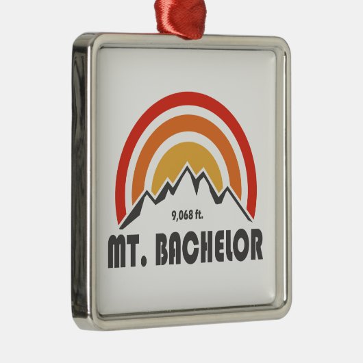 Mt. Bachelor Metalen Ornament (Rechts)