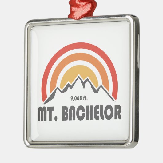Mt. Bachelor Metalen Ornament (Links)