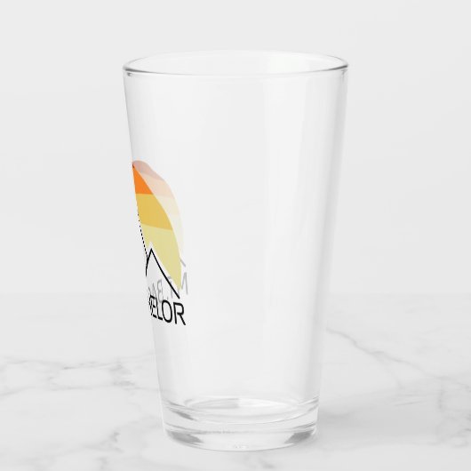 Mt. Bachelor Oregon Retro Glas (Links)