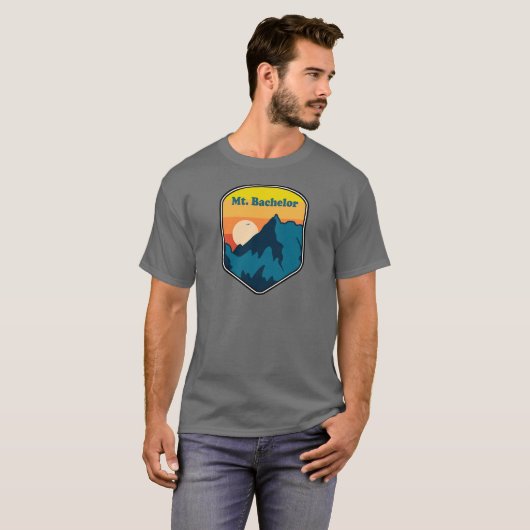 Mt. Bachelor Oregon Sunrise T-shirt (Voorkant volledig)