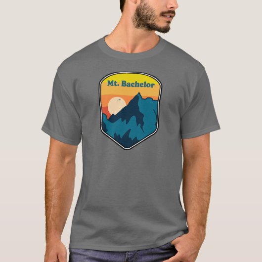 Mt. Bachelor Oregon Sunrise T-shirt (Voorkant)