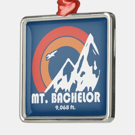 Mt. Bachelor Sun Eagle Metalen Ornament (Links)