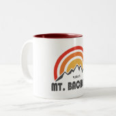 Mt. Bachelor Tweekleurige Koffiemok (Voorkant links)