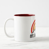 Mt. Bachelor Tweekleurige Koffiemok (Links)