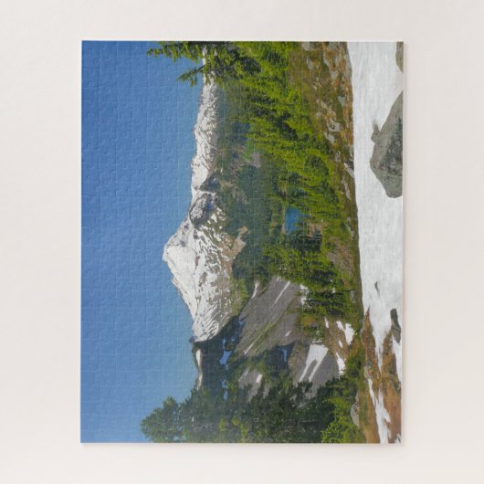 Mt. Baker en Alpine Lake Photo Puzzle Legpuzzel (Verticaal)