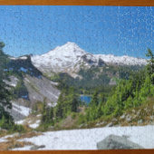 Mt. Baker en Alpine Lake Photo Puzzle Legpuzzel