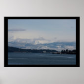 Mt. Baker, Guemes Island en Rosario Strait Poster (Voorkant)
