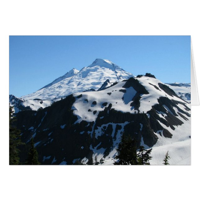Mt Baker in juli (Voorkant Horizontaal)