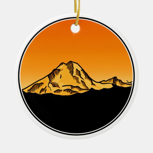 Mt. Baker Ornament (Voorkant)