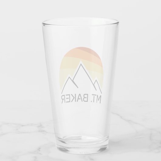 Mt. Baker Retro Glas (Achterkant)