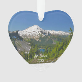 Mt. Baker Schilderachtig foto Acrylversiering Ornament