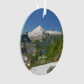 Mt. Baker Schilderachtig foto Acrylversiering Ornament (voorkant)