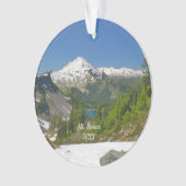 Mt. Baker Schilderachtig foto Acrylversiering Ornament (voorkant)