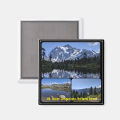 Mt. Baker Snoqualmie Nationa Forest Collage Magnet (Voorkant / Achterkant)