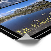 Mt. Baker-Snoqualmie National Forest Collage Poste Poster (Hoek)