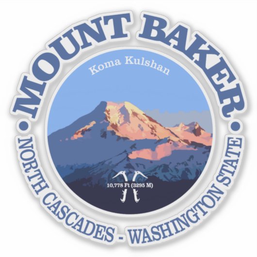 Mt Baker Sticker (Voorkant)