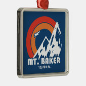 Mt. Baker Sun Eagle Metalen Ornament (Rechts)